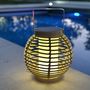 Voir la diapositive 3 : Lumisky Lanterne solaire BEEHIVE Beige Metal H26cm