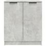 Voir la diapositive 4 : VIDAXL Buffets 2 pcs Gris beton 60x30x70 cm Bois d'ingenierie