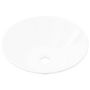 Voir la diapositive 2 : VIDAXL Lavabo de salle de bain en porcelaine Blanc
