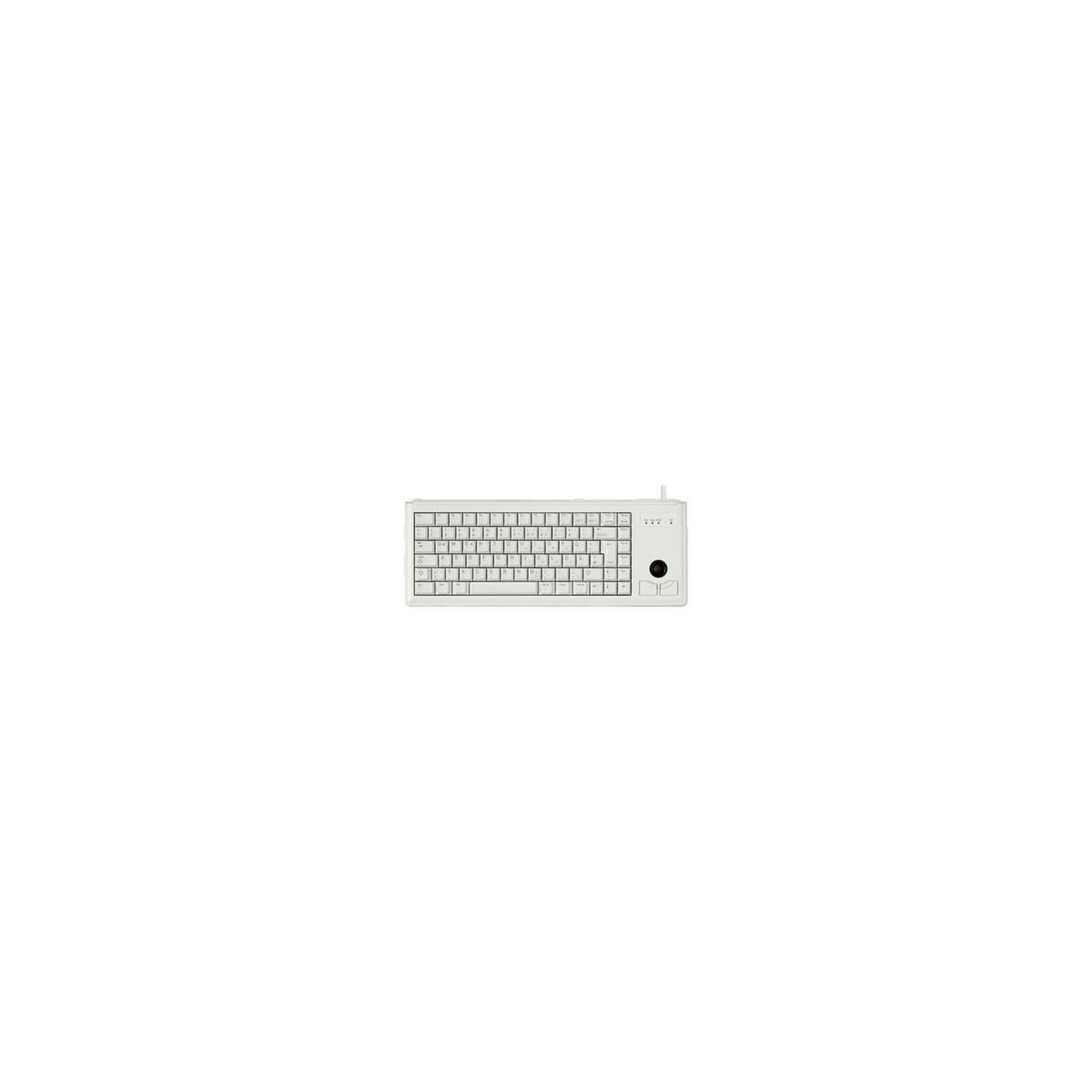 Cherry Clavier Cherry Compact USB avec trackball intégré gris