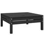 Voir la diapositive 5 : VIDAXL Salon de jardin 6 pcs Bois de pin massif Noir