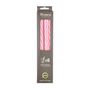 Voir la diapositive 2 : Paris Prix Lot de 6 Pailles & Brosse  Réutilisables  23cm Rose