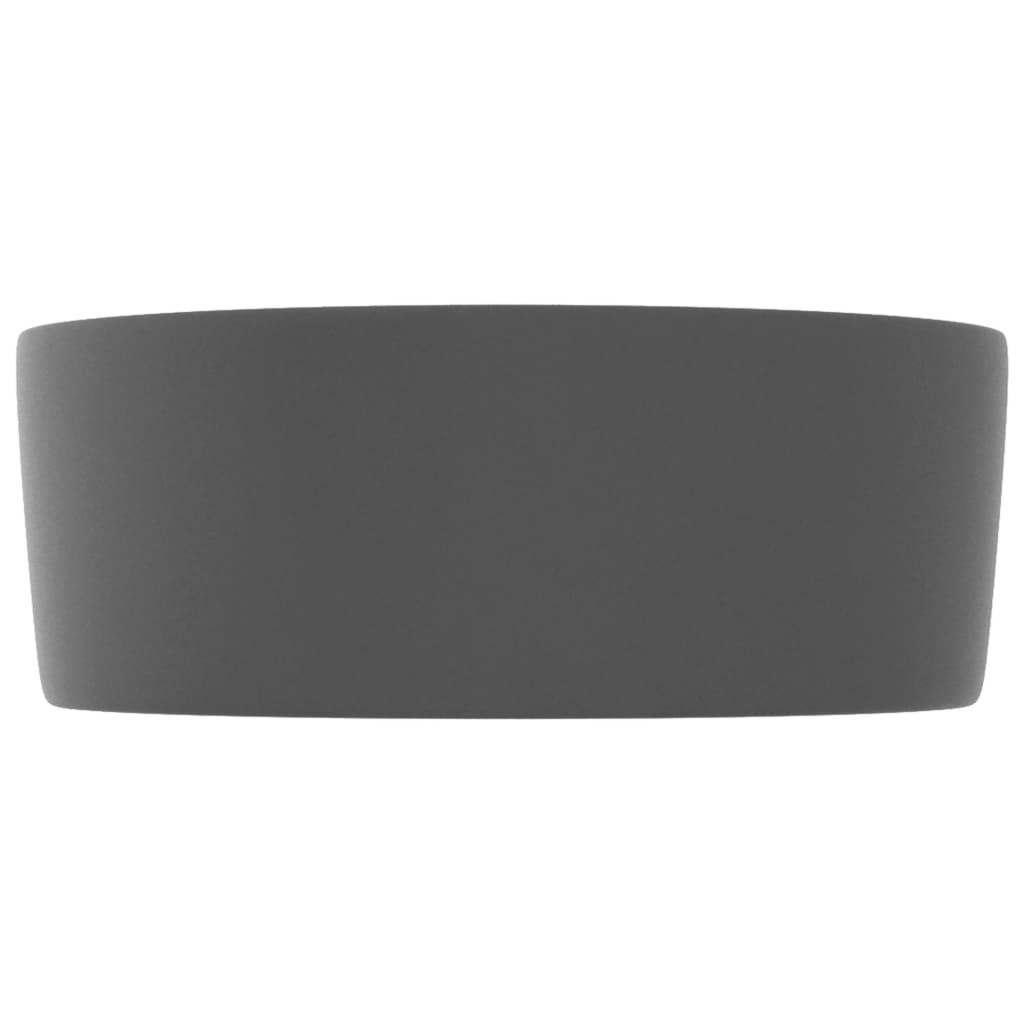 Voir la diapositive 4 : VIDAXL Lavabo rond de luxe Gris fonce mat 40x15 cm Ceramique