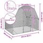 Voir la diapositive 6 : VIDAXL Poulailler avec toit 2,5x2x2,25 m acier galvanise