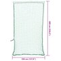 Voir la diapositive 6 : VIDAXL Filet pour remorque avec corde elastique vert 6x3,5 m PP