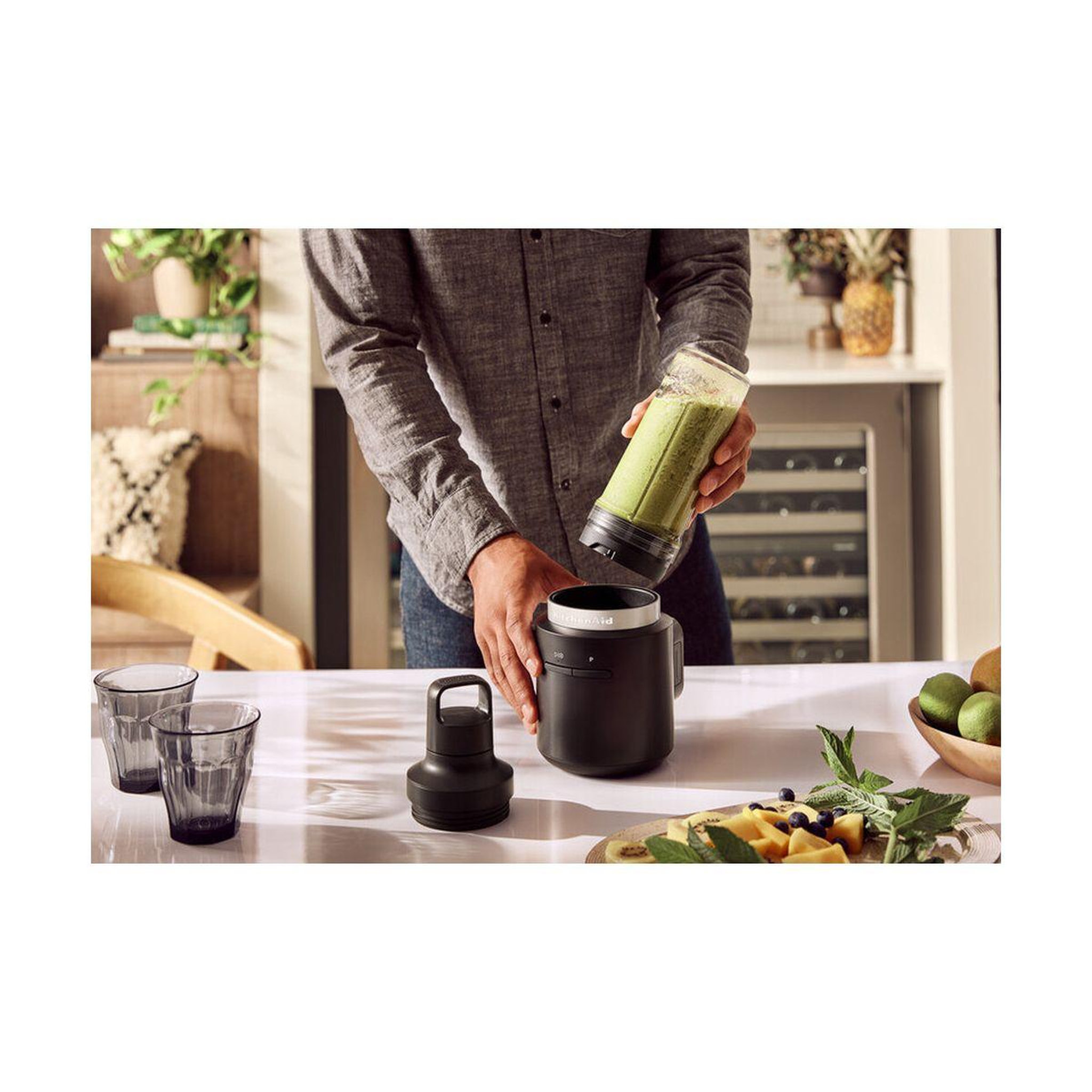 Voir la diapositive 3 : KitchenAid Blender go sans fil avec batterie 5ksbr256bm