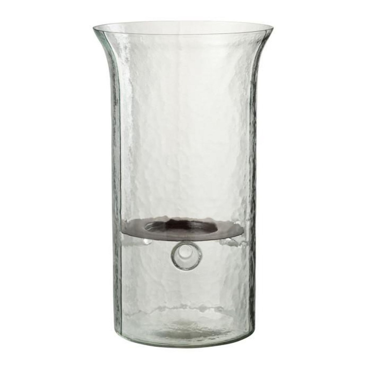 Paris Prix Bougeoir en Verre  Flou  32cm Transparent