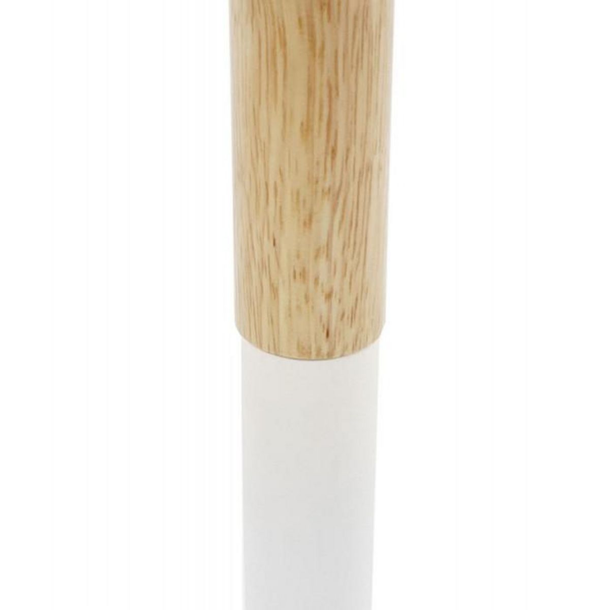 Paris Prix Table d'Appoint Design  Rhoda  40cm Naturel & Blanc