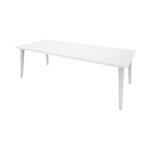 ALLIBERT JARDIN ALLIBERT JARDIN Table Lima 240 6-10 personnes avec allonge - Design contemporain - Blanc