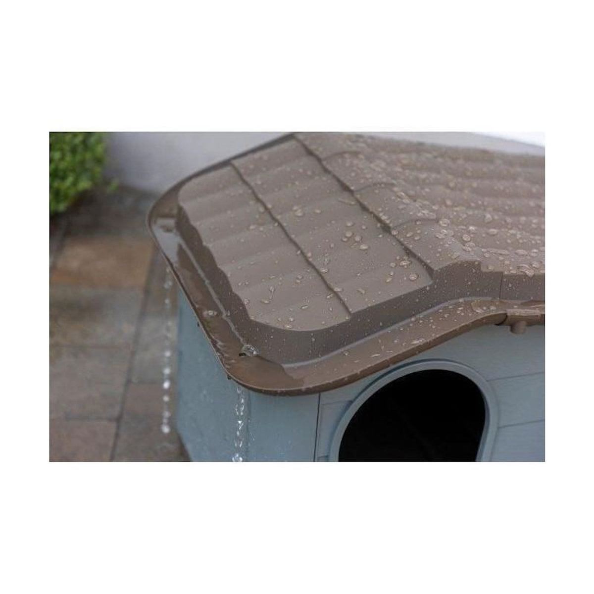 KERBL Maison pour chat - KERBL - PAOLA Eco XL - 75 x 59 x 55 cm - Intérieur/extérieur