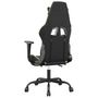 Voir la diapositive 5 : VIDAXL Chaise de jeu avec repose-pied Noir et dore Similicuir