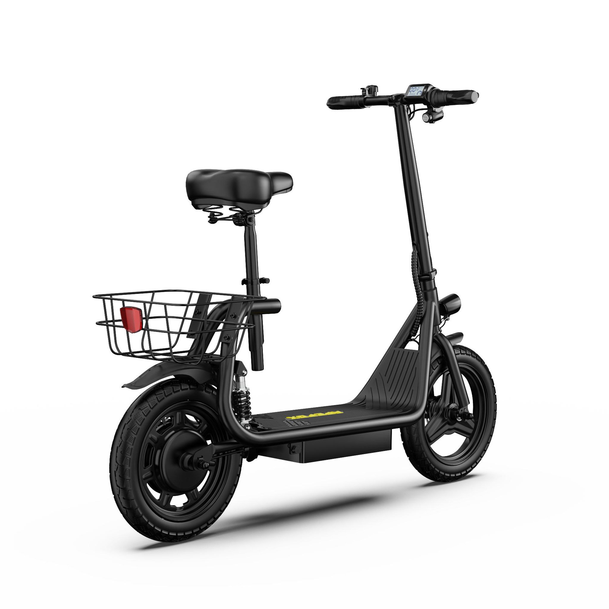Voir la diapositive 6 : APEFOX Trottinette électrique pliable apefox c14 avec siège, panier arrière et batterie amovible