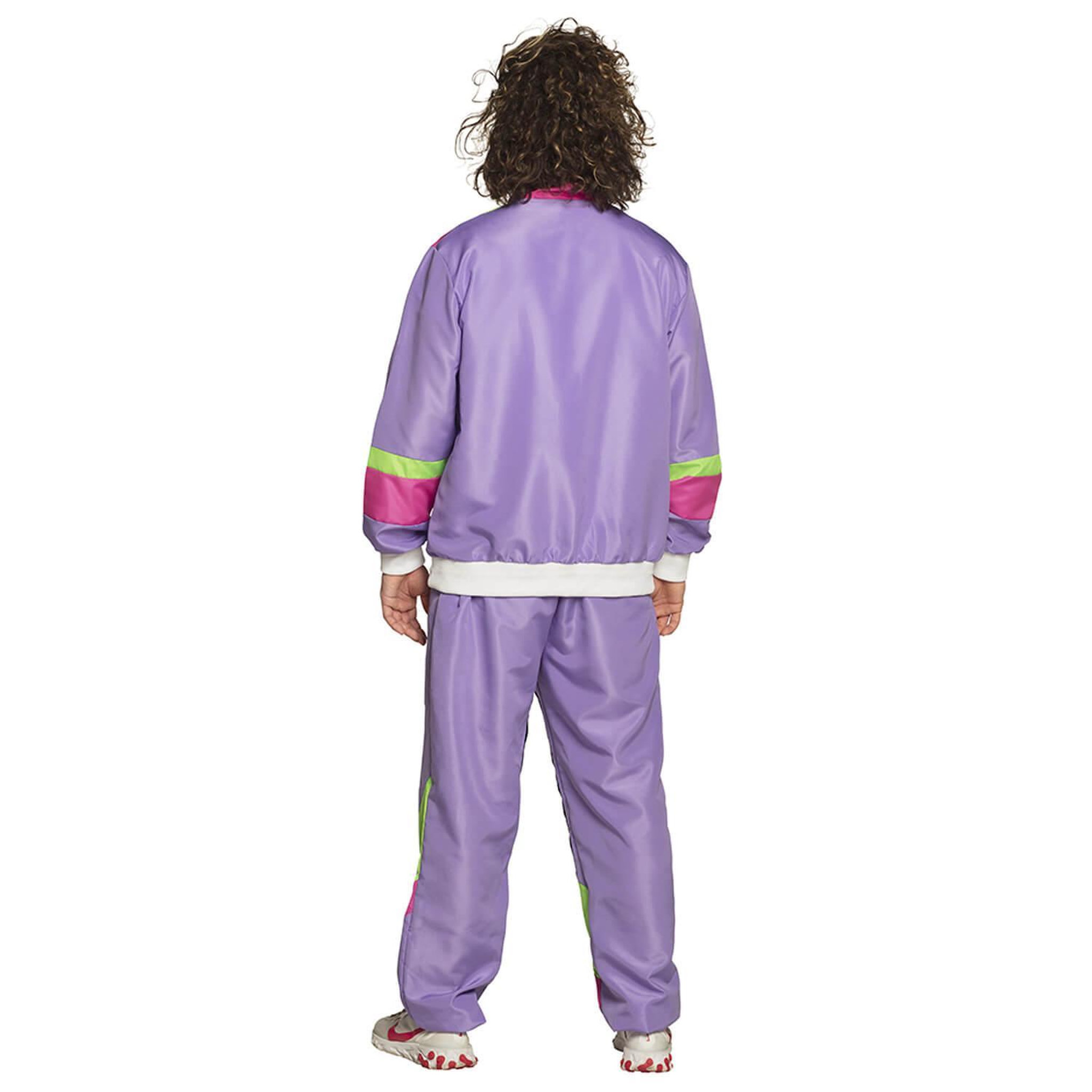 Voir la diapositive 4 : Boland Déguisement Survêtement Rétro - Violet - Homme - XXL