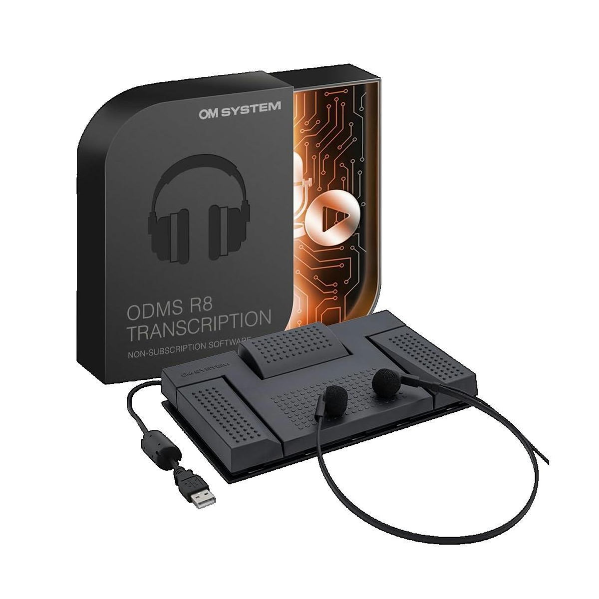 OM SYSTEM Kit de transcription audio Olympus OM SYSTEM AS-2700