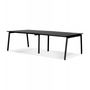 Voir la diapositive 4 : Paris Prix Double Bureau Design  Rosendo  280cm Noir