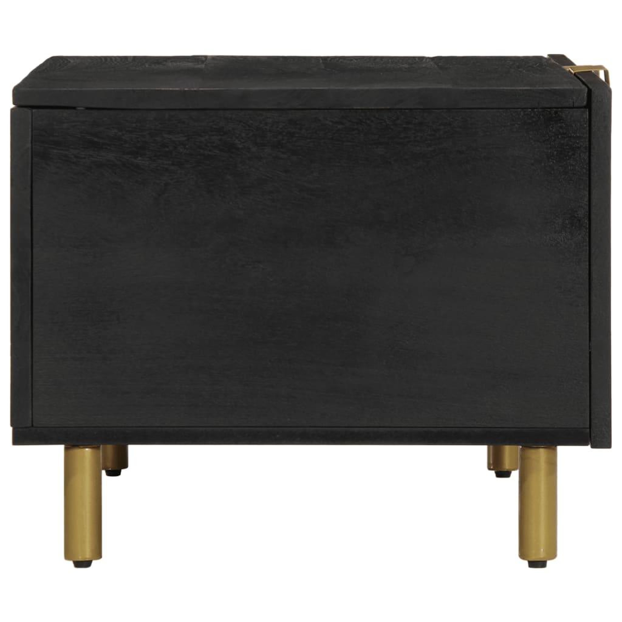Voir la diapositive 4 : VIDAXL Table basse Noir 80x50x40 cm Bois d'ingenierie