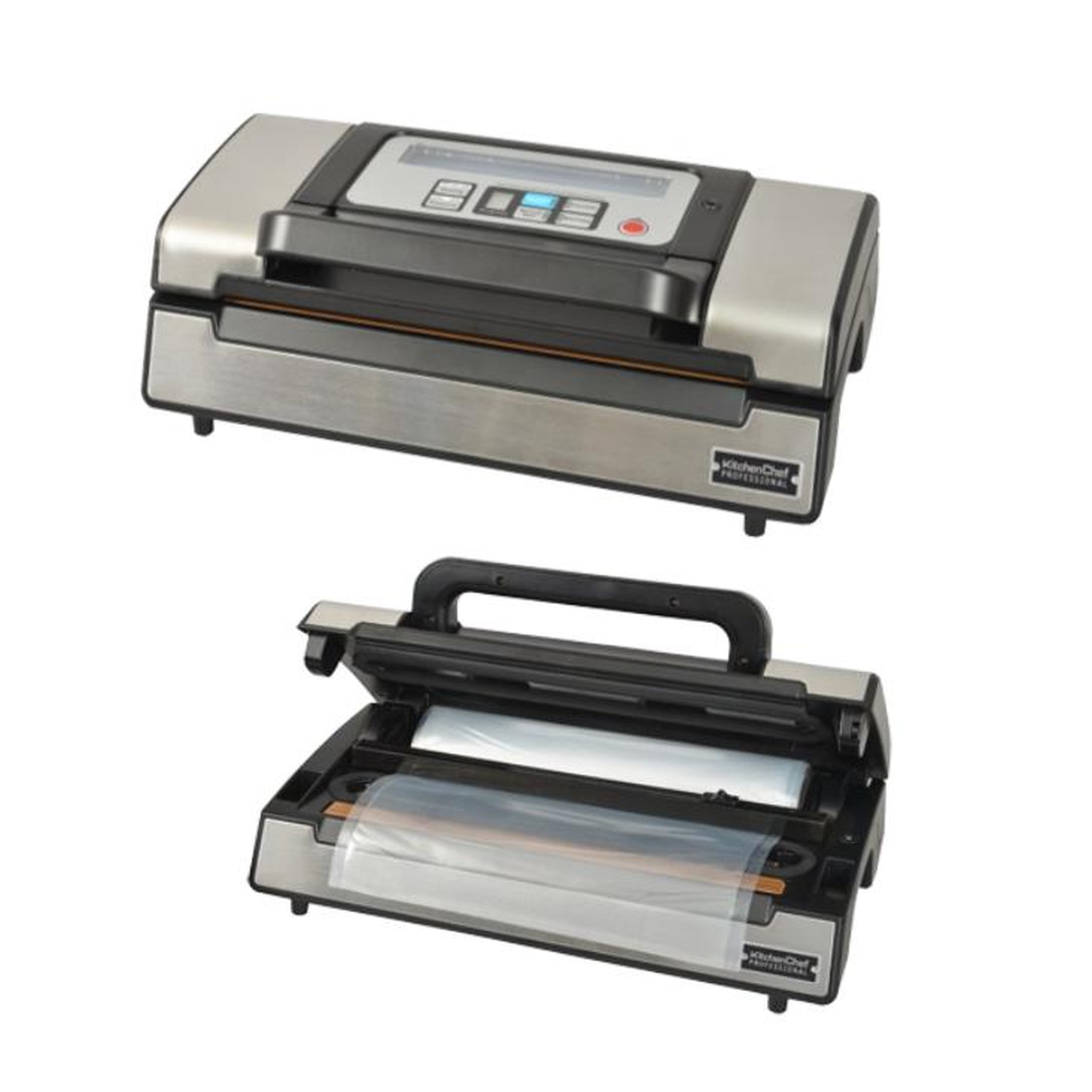 Voir la diapositive 2 : Kitchen chef Appareil à emballage sous vide semi-pro + rouleaux - vs5160