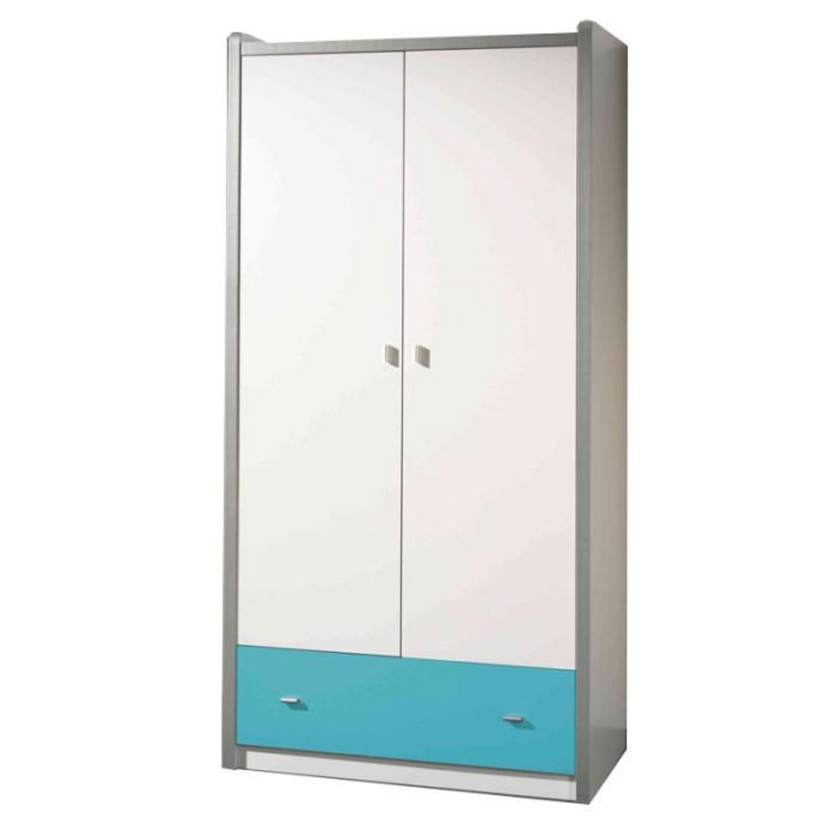 Paris Prix Armoire 2 Portes  Bonny  202cm Turquoise