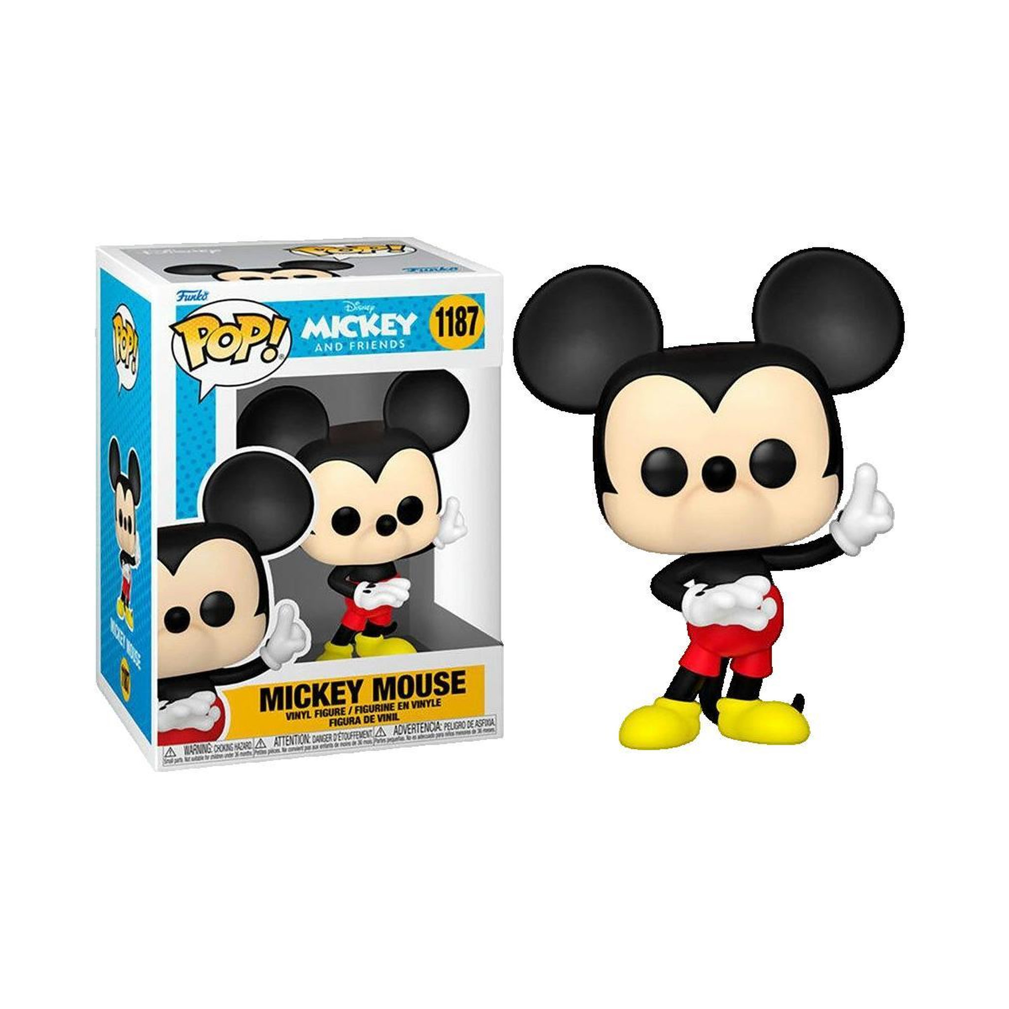 Voir la diapositive 3 : Funko Figurine Funko Pop! Mickey Mouse Noir