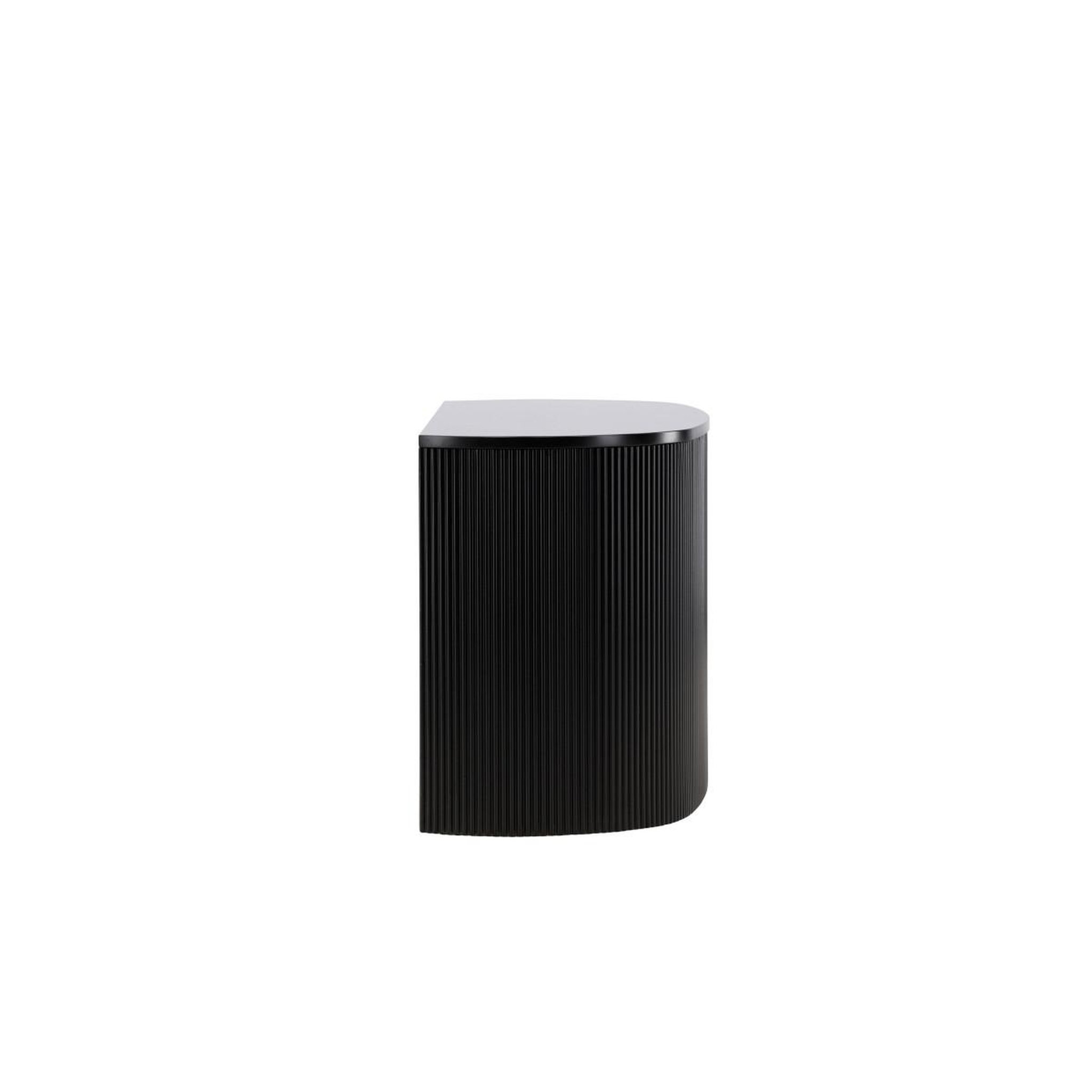 Voir la diapositive 3 : Paris Prix Console design nervuré  loca  120cm noir
