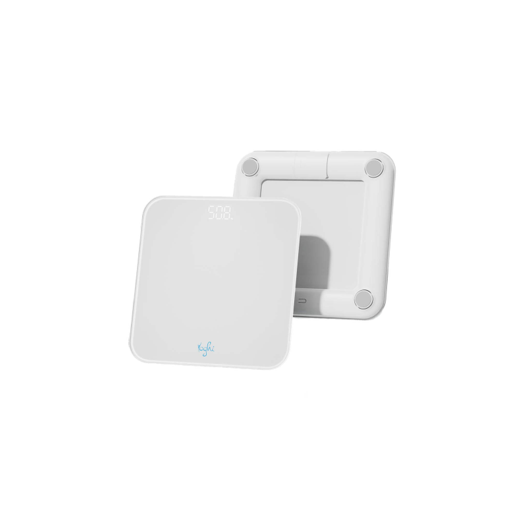 Voir la diapositive 4 : YOGHI Yoghi - i_fit_2_white - blanc - pèse-personne connecté - 180 kg - app dédiée