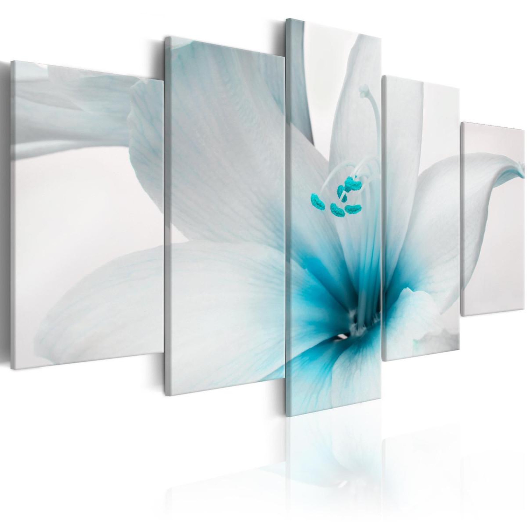 Paris Prix Tableau imprimé  amarylis : blue charm. Coloris disponibles : Multicolore