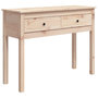Voir la diapositive 2 : VIDAXL Table console 100x35x75 cm Bois massif de pin