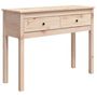 Voir la diapositive 2 : VIDAXL Table console 100x35x75 cm Bois massif de pin