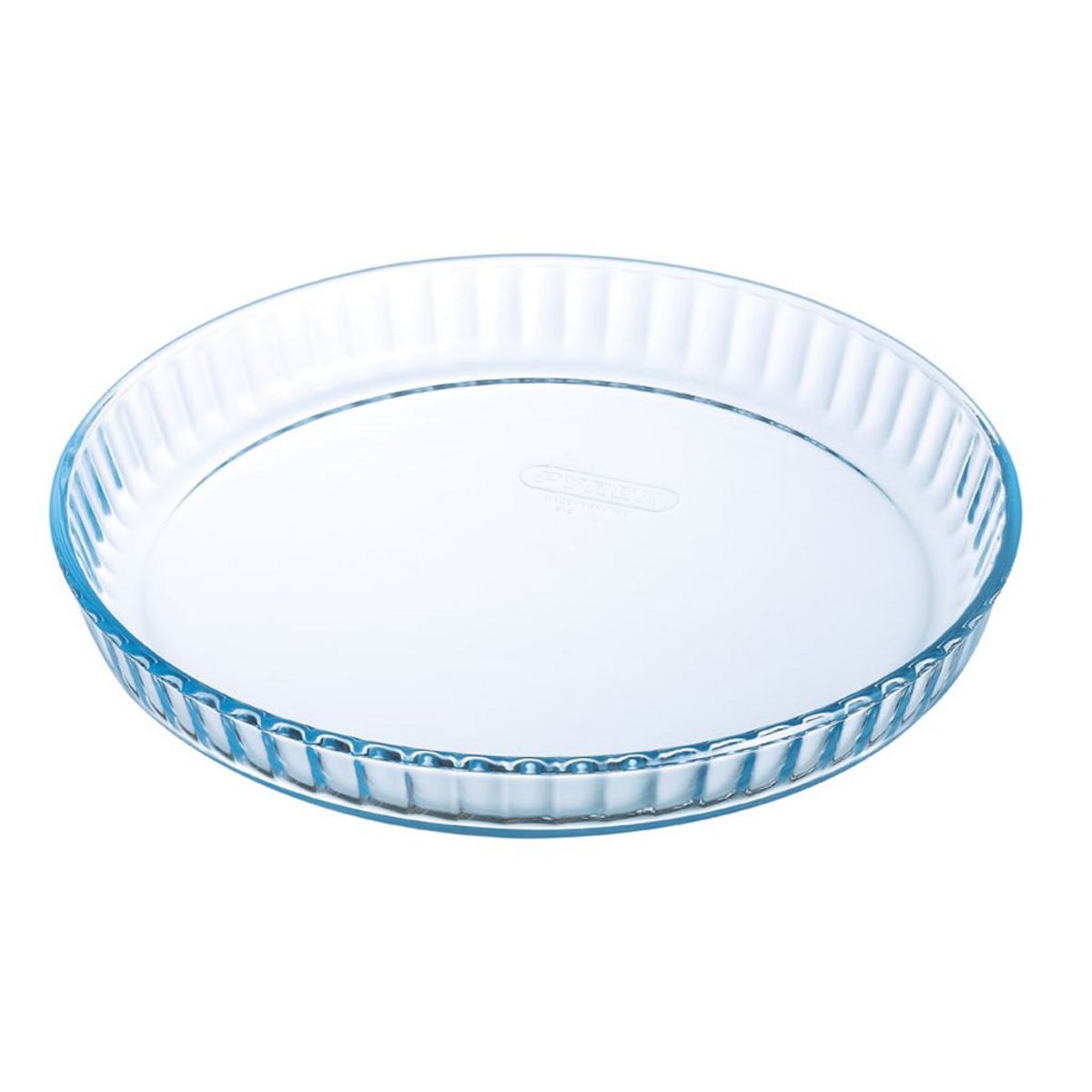 PYREX Lot moule à manque verre 26cm + moule à tarte verre 28cm