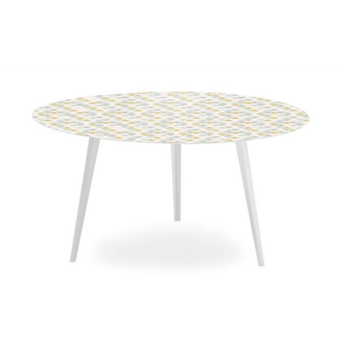 Paris Prix Table Basse 2 Covers  Scandinave  90cm Blanc
