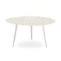Voir la diapositive 4 : Paris Prix Table Basse 2 Covers  Scandinave  90cm Blanc