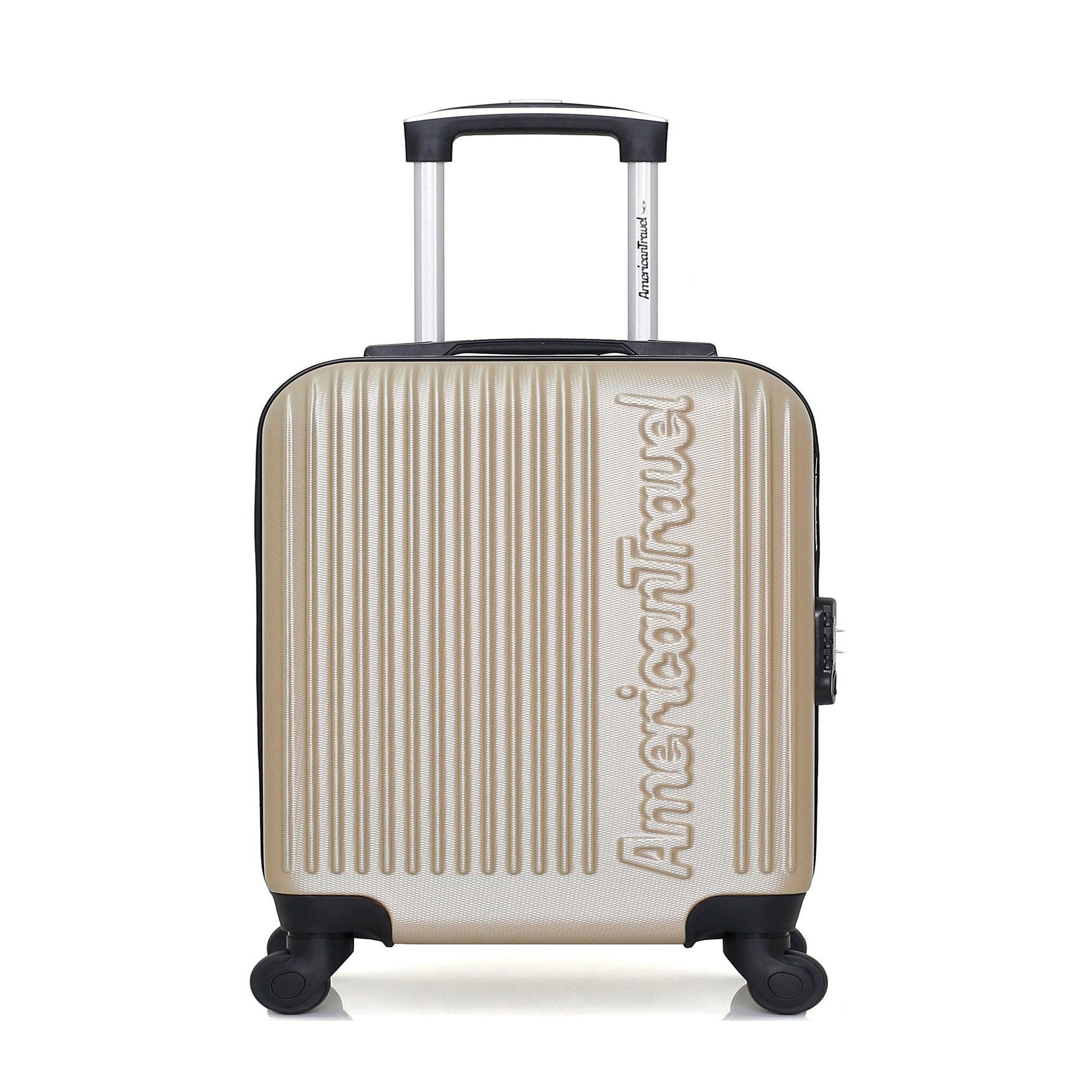 AMERICAN TRAVEL American travel - valise cabine xs nashville-e 50 cm 4 roues. Coloris disponibles : Noir