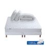 Voir la diapositive 3 : Ensemble matelas mémoire de forme + sommier 2 x 80 x 200 cm+ oreiller + couette TIPHAINE