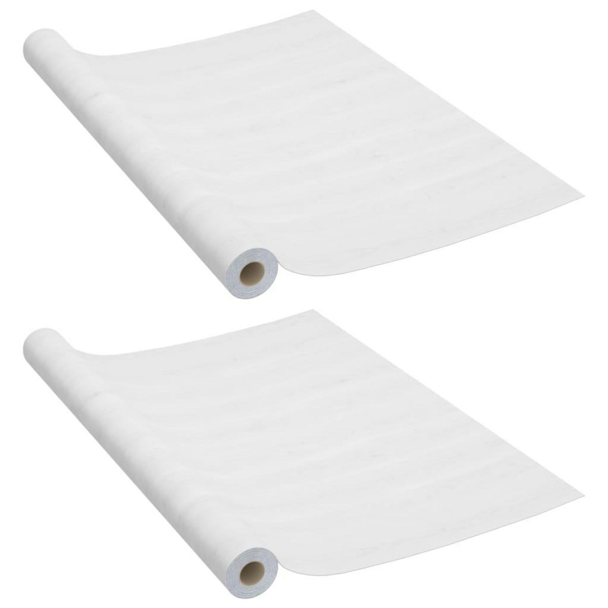 VIDAXL Films autoadhesifs pour portes 2 pcs Bois blanc 210x90 cm PVC
