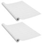 Voir la diapositive 2 : VIDAXL Films autoadhesifs pour portes 2 pcs Bois blanc 210x90 cm PVC