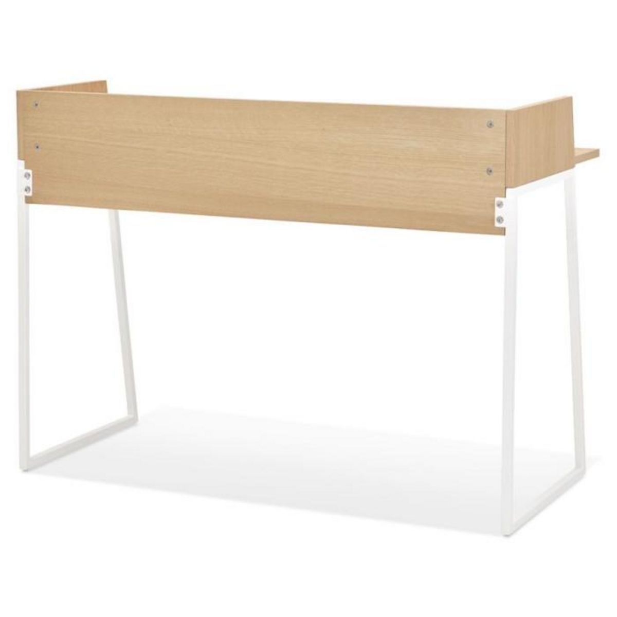 Paris Prix Bureau Design  Zélana  120cm Naturel & Blanc