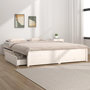 Voir la diapositive 2 : VIDAXL Cadre de lit sans matelas avec tiroirs blanc