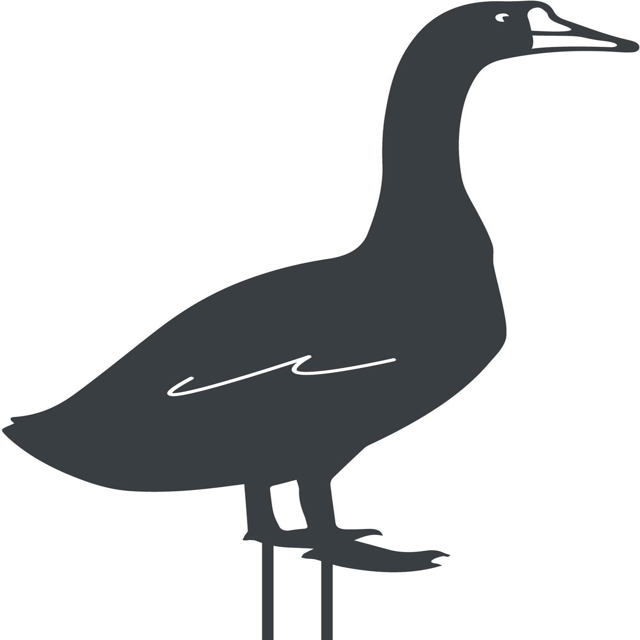 CENTRALE BRICO Figurine à piquer Oie - 50x34 cm - anthracite