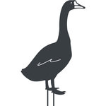 CENTRALE BRICO Figurine à piquer Oie - 50x34 cm - anthracite