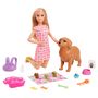 Voir la diapositive 2 : BARBIE Poupée Barbie naissance des chiots