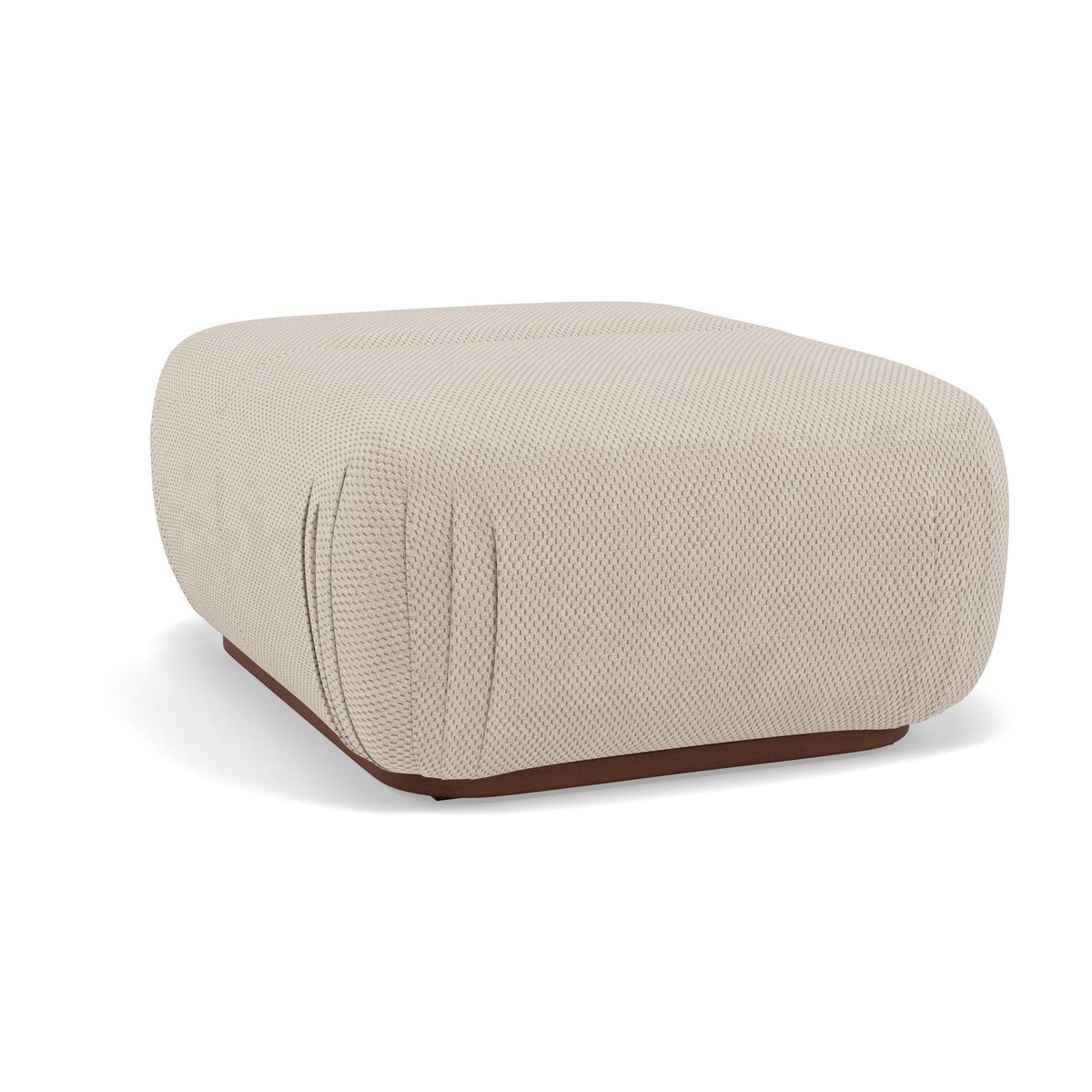LISA DESIGN Penelope - pouf en velours texturé