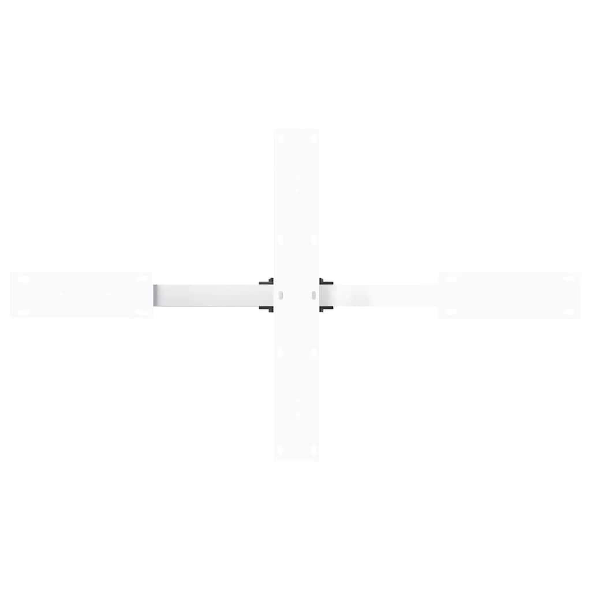 Voir la diapositive 5 : VIDAXL Pied de table basse forme d'araignee blanc 98x58x(42-43) cm
