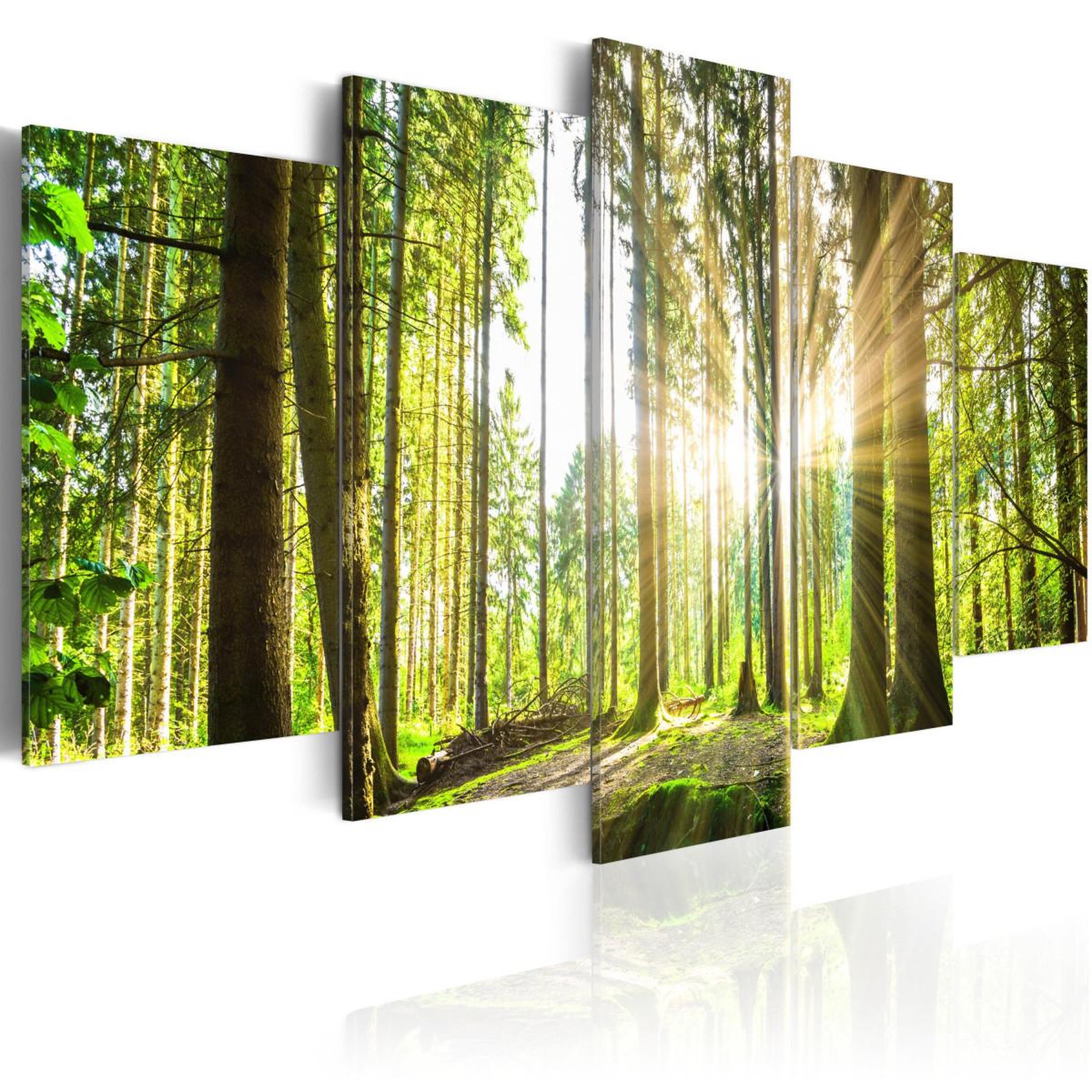 Paris Prix Tableau imprimé  forest kingdom. Coloris disponibles : Multicolore