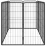 Voir la diapositive 4 : VIDAXL Parc pour chien 12panneaux Noir 50x100cm Acier enduit de poudre