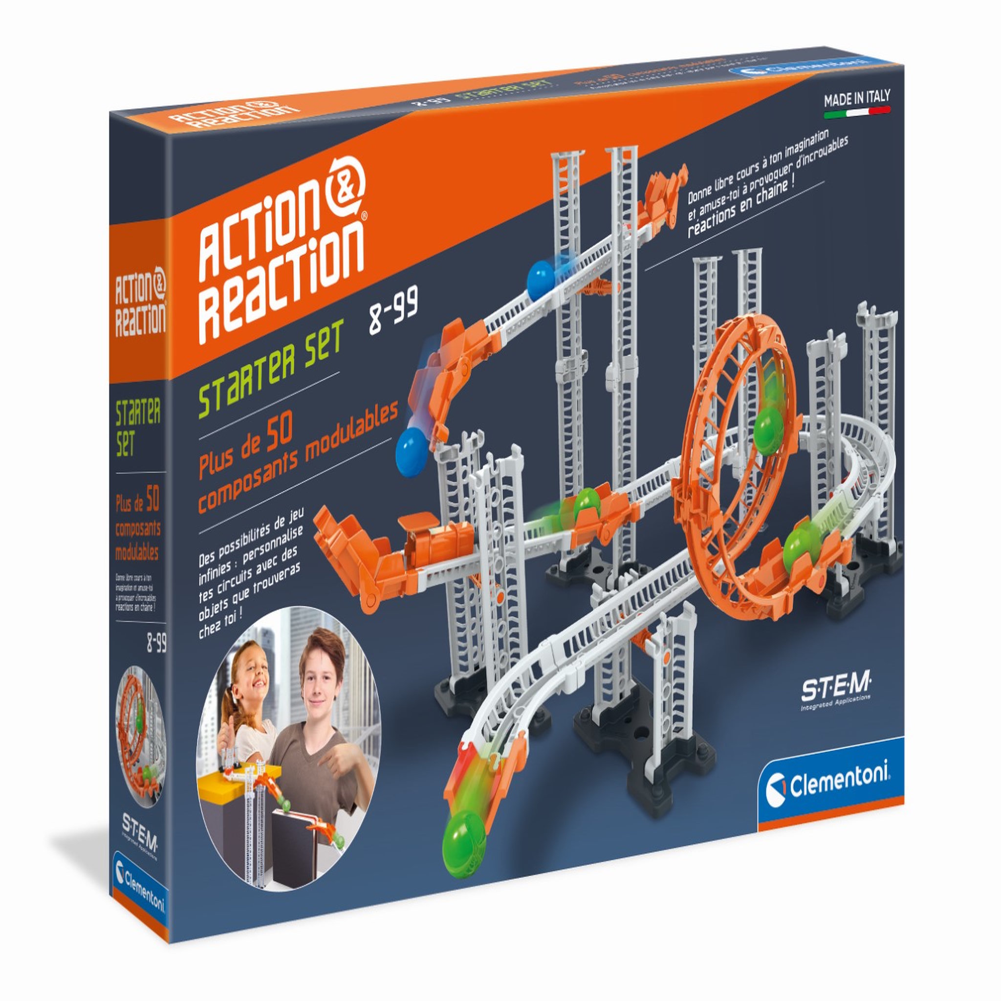 Voir la diapositive 3 : CLEMENTONI Un coffret action & réaction - Kit de démarrage