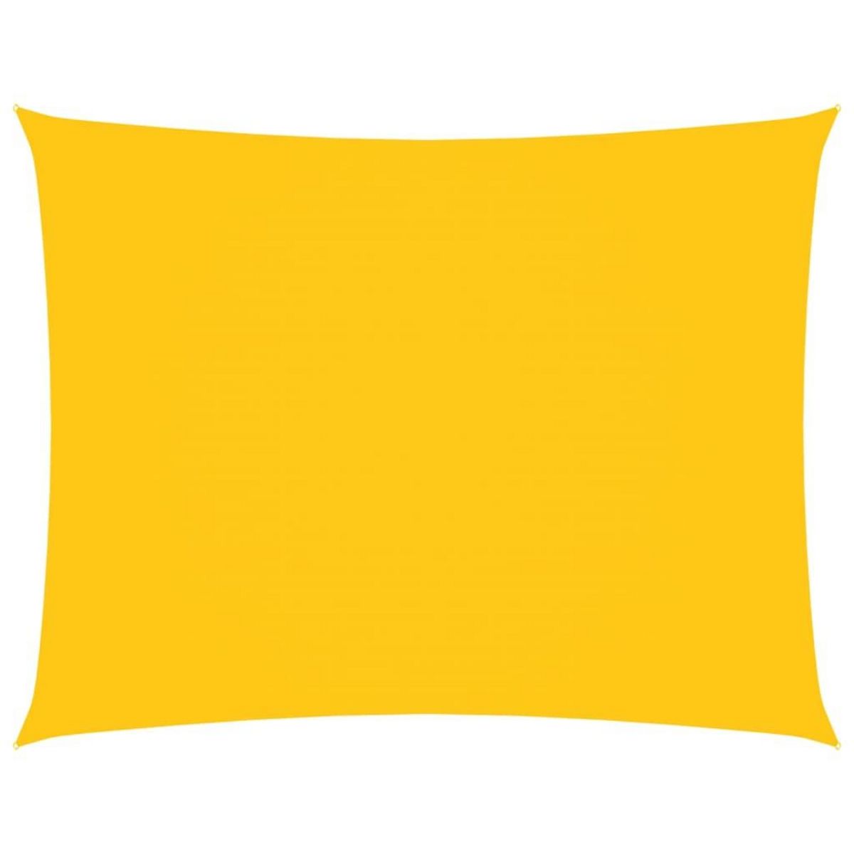 VIDAXL Voile de parasol tissu oxford rectangulaire 3,5x4,5 m jaune