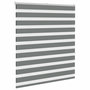 Voir la diapositive 3 : VIDAXL Store zebre gris fonce largeur du tissu 130,9 cm polyester