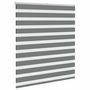 Voir la diapositive 3 : VIDAXL Store zebre gris fonce largeur du tissu 130,9 cm polyester