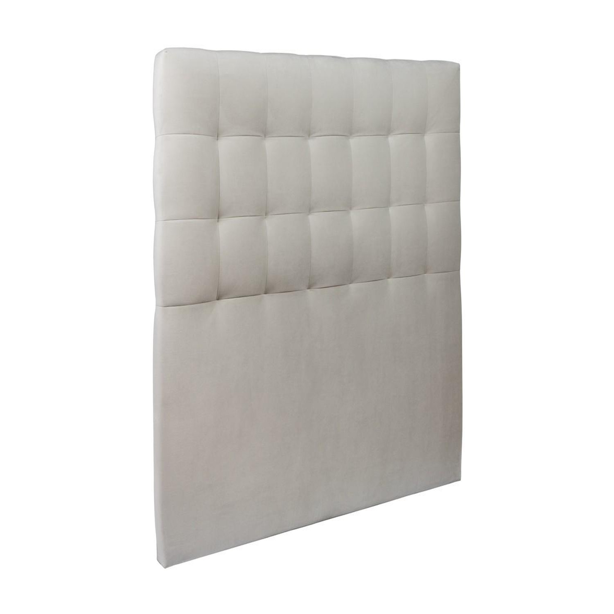 Sommeil de Plomb Tete de lit Capitonnée Velours - Ep 10 cm rembourré. Coloris disponibles : Gris, Marron, Vert