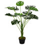 Voir la diapositive 4 : OUTSUNNY Arbre artificiel plante artificielle Monstera H. 85 cm tronc branches lichen feuilles de tortue grand réalisme pot inclus